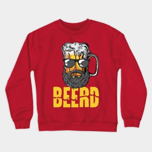 Funny Craft Beer Drunk Uncle Beard Bearded Druncle Crewneck Sweatshirt